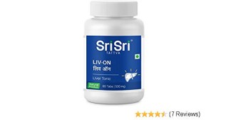 Sri Sri Ayurveda Liv-On - Liver Tonic-60 Tabs